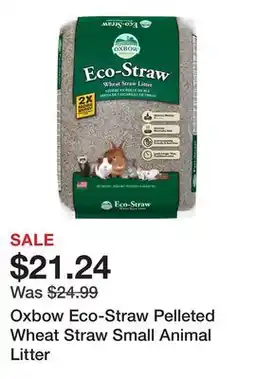 Petsmart Oxbow Eco-Straw Pelleted Wheat Straw Small Animal Litter offer