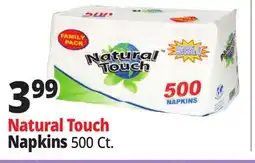 Ocean State Job Lot Natural Touch Family Pack 1-Ply Paper Luncheon Napkins 500-count offer
