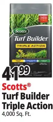 Ocean State Job Lot Scotts Turf Builder Triple Action Weed Control & Lawn Food 4 000 sq ft offer