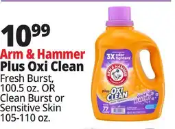Ocean State Job Lot Arm & Hammer Plus Oxi Clean Stain Fighters Detergent 100.5 oz offer