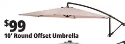 Ocean State Job Lot 10' Round Offset Umbrella offer