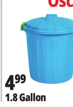 Ocean State Job Lot Round Clear Storage Bucket with Latching Lid offer