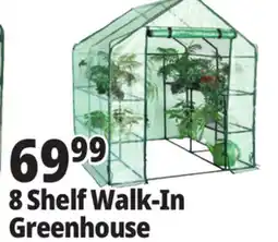 Ocean State Job Lot Tiller & Rowe 8-Shelf Walk-In Greenhouse offer