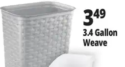 Ocean State Job Lot Sterlite 3.4 Gal. Weave Wastebasket offer