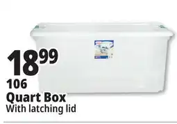 Ocean State Job Lot Sterilite Latch Top Storage Box 106 Qt offer