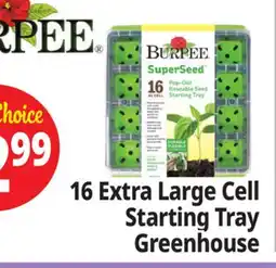 Ocean State Job Lot Burpee SuperSeed Pop-Out Reusable Seed Starting Tray 16XL-Cell offer