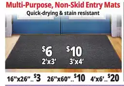 Ocean State Job Lot Doormats offer