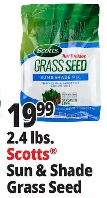 Ocean State Job Lot Scotts Turf Builder Sun & Shade Grass Seed 2.4 lbs offer