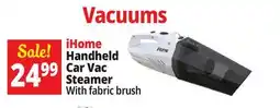 Ocean State Job Lot iHome Handheld Car Vac Steamer offer