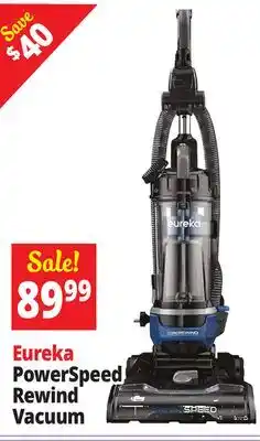 Ocean State Job Lot Eureka PowerSpeed Cord Rewind Upright Bagless Vacuum Cleaner offer