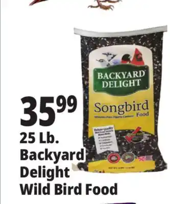 Ocean State Job Lot Backyard Delight Songbird Food 25 lbs offer