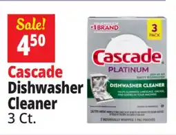 Ocean State Job Lot Cascade Platinum Dishwasher Cleaner offer