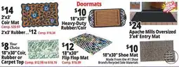 Ocean State Job Lot Door Mats offer