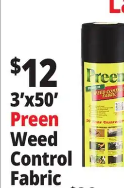 Ocean State Job Lot 3'x50' Preen Weed Control Fabric offer