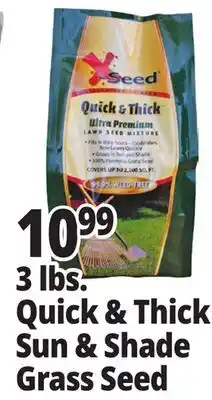 Ocean State Job Lot 3 lbs Quick & Thick Sun & Shade Grass Seed offer