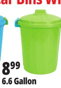 Ocean State Job Lot HemiCasa Medium Clear Oscar Bin with Lid and Handles offer