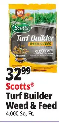 Ocean State Job Lot Scotts Turf Builder Weed & Feed 4 000 sq ft offer
