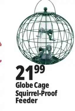 Ocean State Job Lot Yankee Trader Globe Cage Squirrel Proof Bird Feeder offer