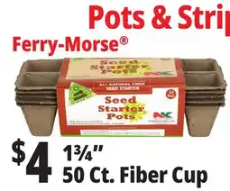 Ocean State Job Lot All Natural Fiber Seed Starter Pots 50-pots offer