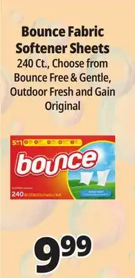 Ocean State Job Lot Bounce Free & Gentle Dryer Sheets 240 Count offer