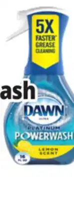 Ocean State Job Lot Dawn Platinum Plus Power wash Dish Spray 16 oz offer