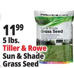 Ocean State Job Lot Tiller & Rowe Sun & Shade Grass Seed 5 lbs offer