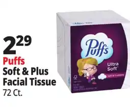 Ocean State Job Lot Puffs Soft & Plus Facial Tissue offer