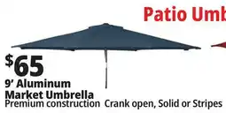 Ocean State Job Lot 9' Aluminum Market Umbrella with Tilt offer