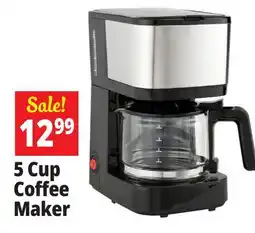 Ocean State Job Lot 5 Cup Coffee Maker offer