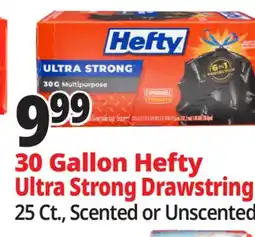 Ocean State Job Lot Hefty Ultra Strong Multipurpose White Pine Breeze 30 Gallon Trash Bags 25 Count offer