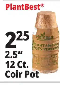Ocean State Job Lot PlantBest Plantable 2.5 Coconut Coir Pots 12 Count offer