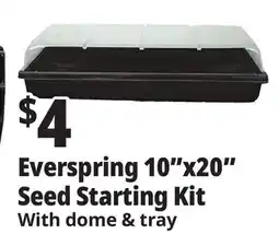 Ocean State Job Lot Everspring 10x20 Seed Starting Kit offer