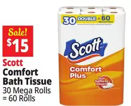 Ocean State Job Lot Scott Comfort Bath Tissue offer