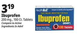 Ocean State Job Lot Ibuprofen 200 mg Tablets 100 Count offer