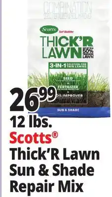 Ocean State Job Lot Scotts Thick'r Lawn Turf Builder 12 lbs offer