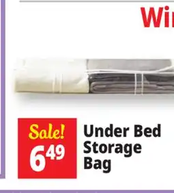 Ocean State Job Lot Nest Accents Clear PEVA Underbed Storage Bag 42 offer