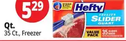 Ocean State Job Lot Hefty Storage Quart Slider Bags 40 Count offer