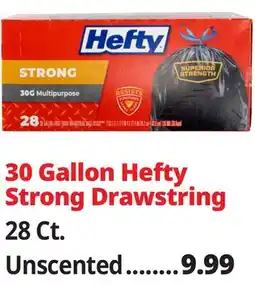 Ocean State Job Lot Hefty Strong Lawn & Leaf 39 Gallon Trash Bags 18 Count offer