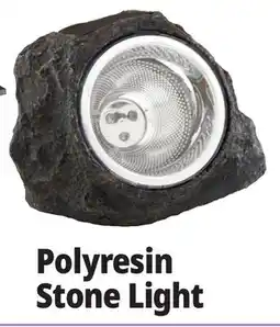 Ocean State Job Lot Outdoor Living Accents Resin Stone Solar Light offer