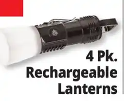 Ocean State Job Lot 4 Pk. Rechargeable Lanterns offer