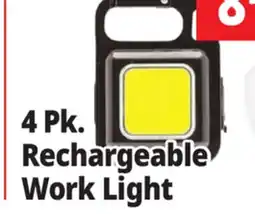 Ocean State Job Lot 4 Pk. Rechargeable Work Light offer