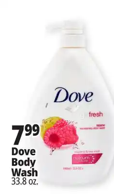 Ocean State Job Lot Dove Body Wash offer