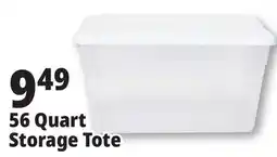 Ocean State Job Lot Gracious Living Clear Tote with Flip Top Lid 14 Gal offer