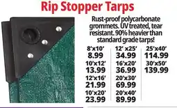Ocean State Job Lot Rip Stopper Tarps offer