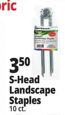 Ocean State Job Lot Tiller & Rowe S-Shaped Landscape Staples 10 Count offer