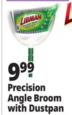 Ocean State Job Lot Libman Precision Angle Broom with Dustpan offer