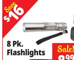 Ocean State Job Lot 8 Pk. Flashlights offer