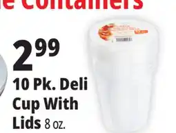 Ocean State Job Lot 10 Pk. Deli Cup With Lids offer