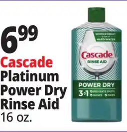 Ocean State Job Lot Cascade Rinse Aid 16 oz offer