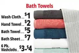 Ocean State Job Lot Bath Towels offer